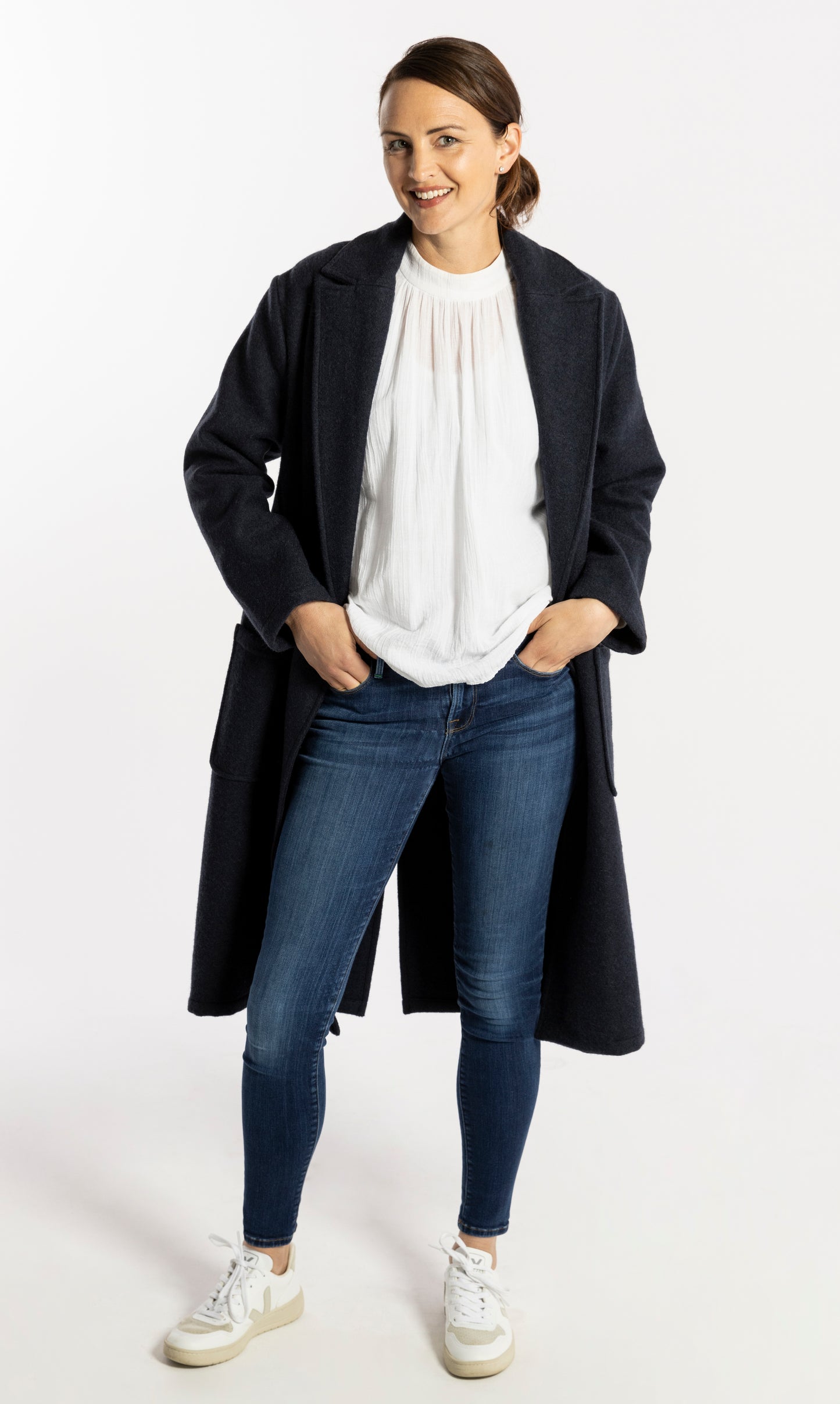 The Atér Original Wool Coat - French Navy