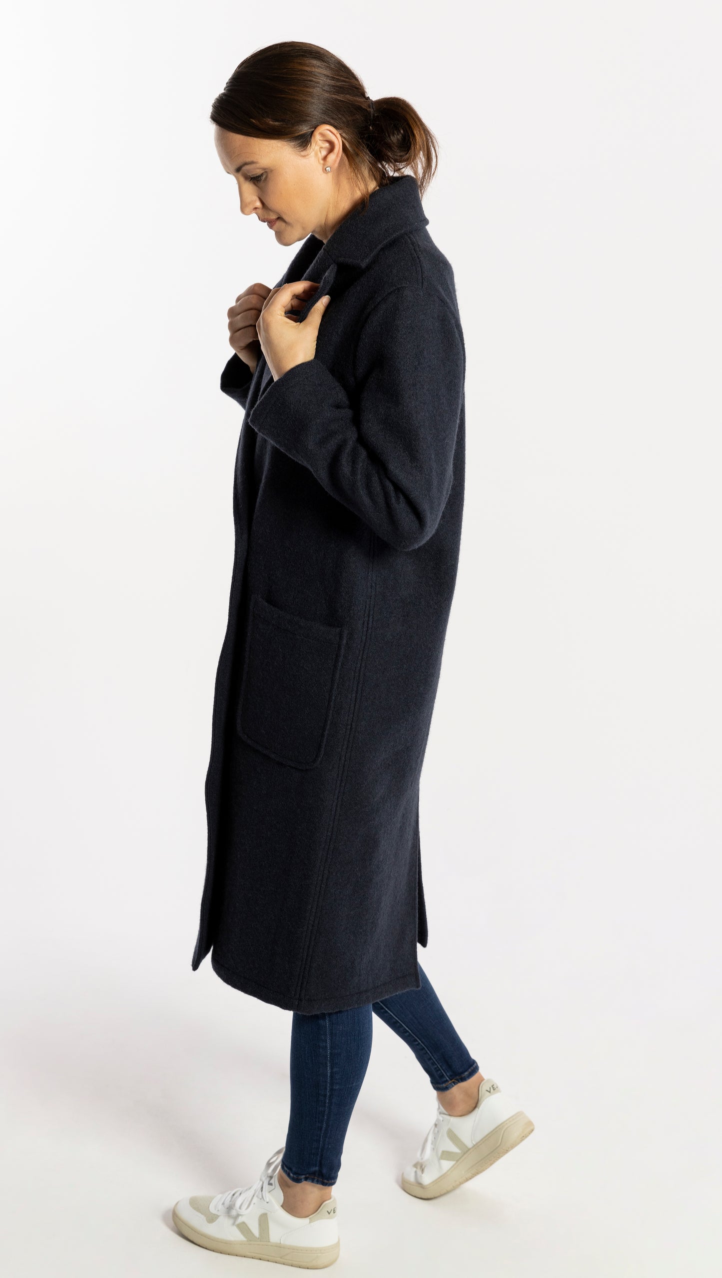 The Atér Original Wool Coat - French Navy